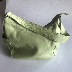St. John’s light green leather purse